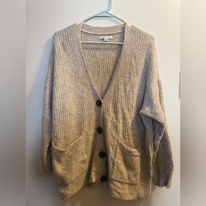 American Eagle Women’s Cardigan - Tan, XS